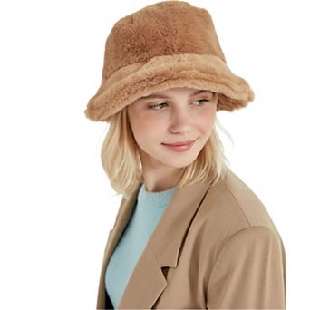 Youth and Teens Stylish Plush Bucket Hats For Winter