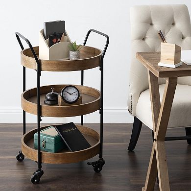 Lloyd Round Bar Cart