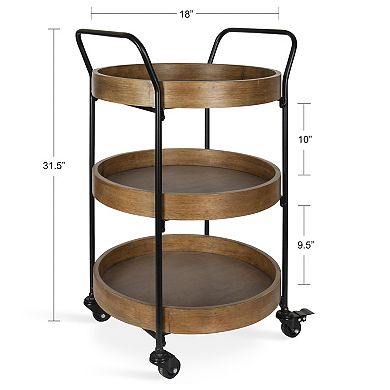 Lloyd Round Bar Cart