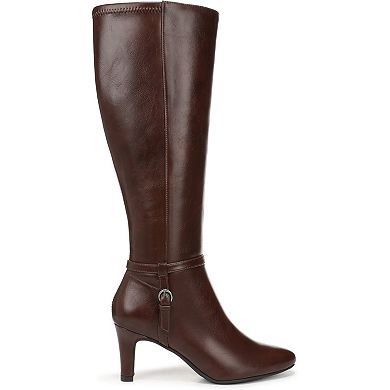 LifeStride Galant Women's Faux Leather Zip Knee-High Boots