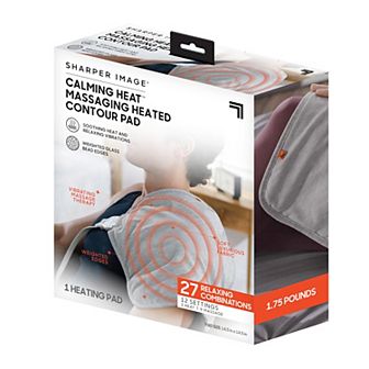 Sharper Image Calming Heat Contour Heating Pad
