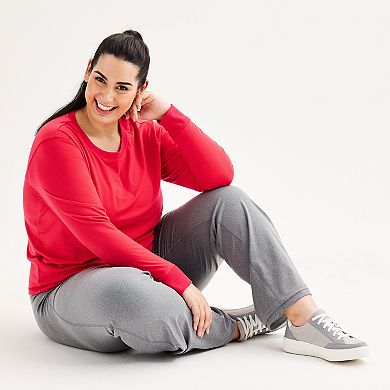Plus Size Tek Gear® Long Sleeve Crewneck T-Shirt