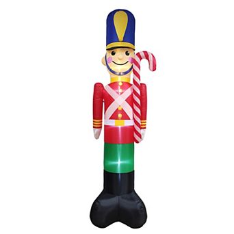 St. Nicholas Square® 10-ft. LED Inflatable Nutcracker Outdoor Decor