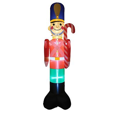 St. Nicholas Square 10-ft. LED Inflatable Nutcracker Outdoor Decor