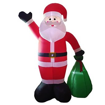 St. Nicholas Square® 11-ft. LED Santa Claus Inflatable Outdoor Decor