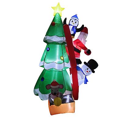 St. Nicholas Square 6-ft. LED Inflatable Tree Decorating Outdoor Decor
