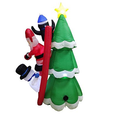 St. Nicholas Square 6-ft. LED Inflatable Tree Decorating Outdoor Decor