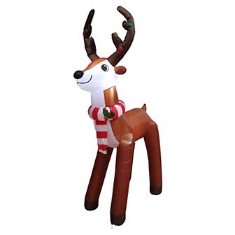 St. Nicholas Square® 6-ft. LED Inflatable Reindeer Outdoor Decor