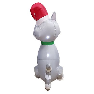 St. Nicholas Square 6-ft. LED Inflatable Cat Outdoor Decor