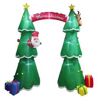 St. Nicholas Square® 8-ft. LED Inflatable Merry Christmas Outdoor Decor