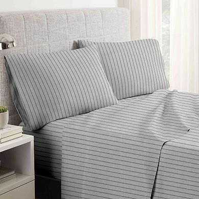 Martex Cationic Solid Twin XL Blue Sheet Set