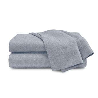 Martex Cationic Solid Twin XL Blue Sheet Set