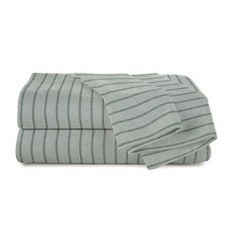Martex Cationic Solid Twin XL Blue Sheet Set