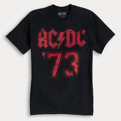 Men's AC/DC Collegiate Number 73 Graphic Tee