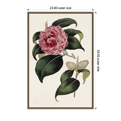 Pink Floral Mix III by Bette Ridgeway Framed Canvas Wall Art Print