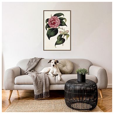 Pink Floral Mix III by Bette Ridgeway Framed Canvas Wall Art Print