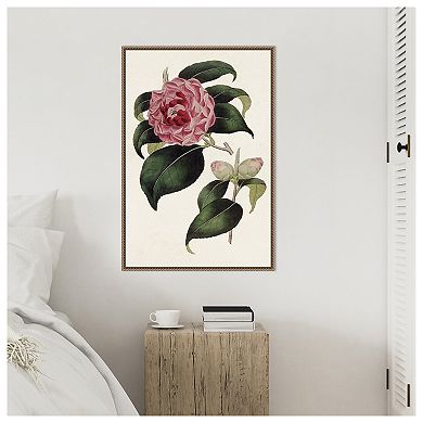 Pink Floral Mix III by Bette Ridgeway Framed Canvas Wall Art Print