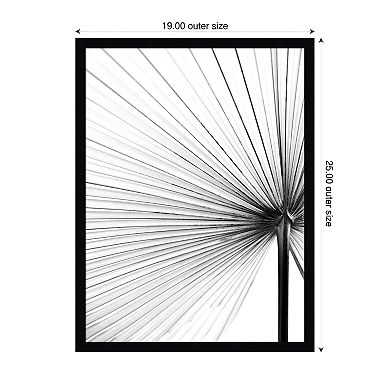 Leaf by Magda Izzard Wood Framed Wall Art Print