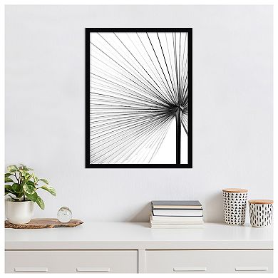 Leaf by Magda Izzard Wood Framed Wall Art Print