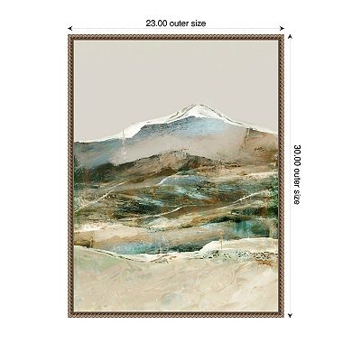 Cordillera by Dan Hobday Framed Canvas Wall Art Print