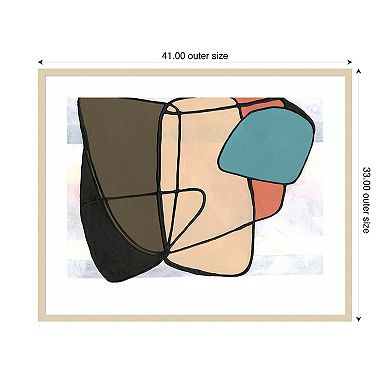 Future Modern II by Vanna Lam Wood Framed Wall Art Print