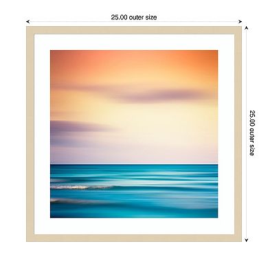 Sunset Shimmer by Dirk Wustenhagen Wood Framed Wall Art Print