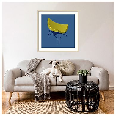 Mid Century Chair I by PI Gallerie Wood Framed Wall Art Print