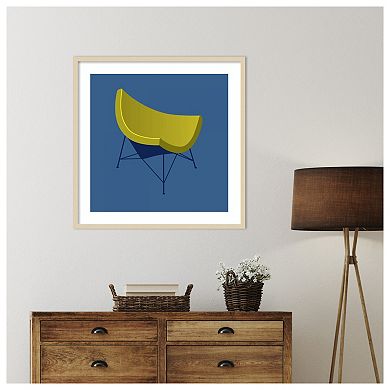Mid Century Chair I by PI Gallerie Wood Framed Wall Art Print