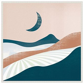 Peaceful Landscape II by Arctic Frame Framed Canvas Wall Art Print