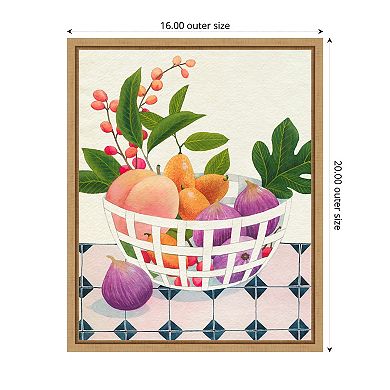 Bright Fruit I by Grace Popp Framed Canvas Wall Art Print