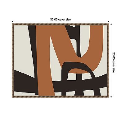 Calming Neutrals I by Irena Orlov Framed Canvas Wall Art Print