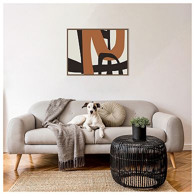 Calming Neutrals I by Irena Orlov Framed Canvas Wall Art Print