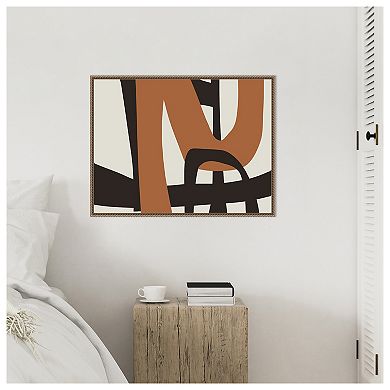 Calming Neutrals I by Irena Orlov Framed Canvas Wall Art Print