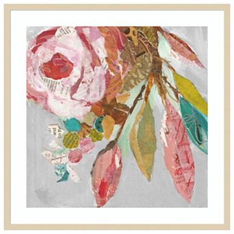 Dream Flower III by Elizabeth St Hilaire Wood Framed Wall Art Print