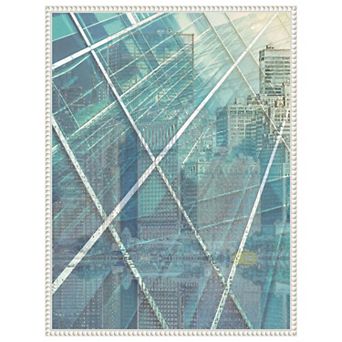 Cityworks III by Steve Hunziker Framed Canvas Wall Art Print
