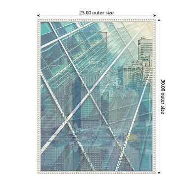 Cityworks III by Steve Hunziker Framed Canvas Wall Art Print