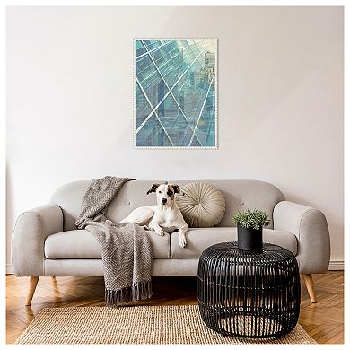 Cityworks III by Steve Hunziker Framed Canvas Wall Art Print