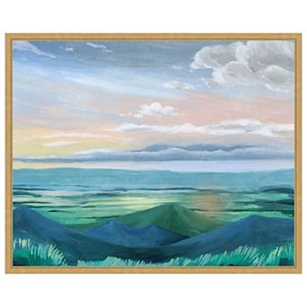Sunset Outlook II by Grace Popp Framed Canvas Wall Art Print