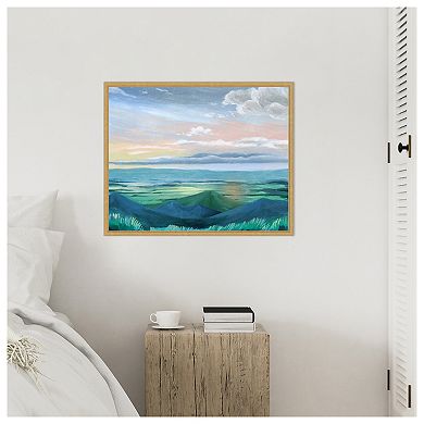 Sunset Outlook II by Grace Popp Framed Canvas Wall Art Print