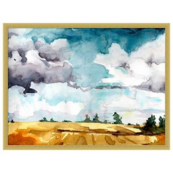 Open Skies III by Paul Mccreery Wood Framed Wall Art Print