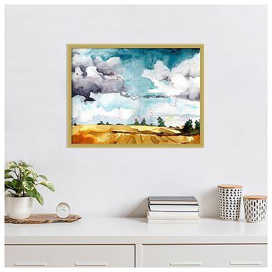 Open Skies III by Paul Mccreery Wood Framed Wall Art Print