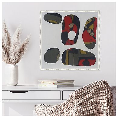 Painted Stones II by Erin McGee Ferrell Framed Canvas Wall Art Print