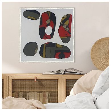 Painted Stones II by Erin McGee Ferrell Framed Canvas Wall Art Print