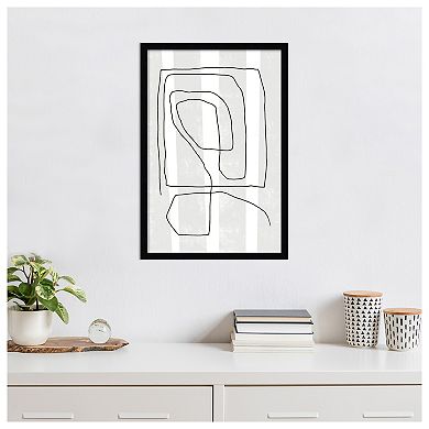 Tell Me by Uplusmestudio Wood Framed Wall Art Print
