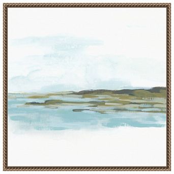 Shoreline Cameo II by June Erica Vess Framed Canvas Wall Art Print