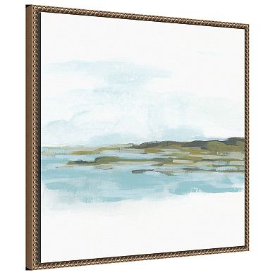 Shoreline Cameo II by June Erica Vess Framed Canvas Wall Art Print