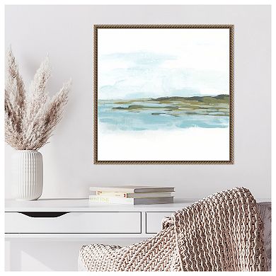Shoreline Cameo II by June Erica Vess Framed Canvas Wall Art Print