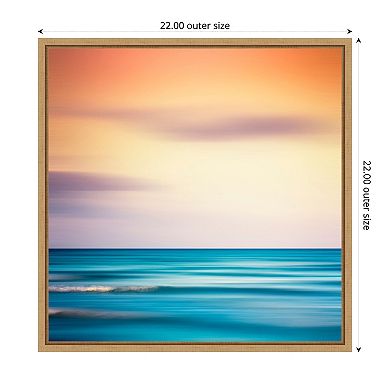 Sunset Shimmer by Dirk Wustenhagen Framed Canvas Wall Art Print