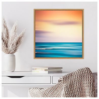 Sunset Shimmer by Dirk Wustenhagen Framed Canvas Wall Art Print