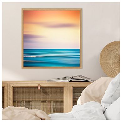 Sunset Shimmer by Dirk Wustenhagen Framed Canvas Wall Art Print